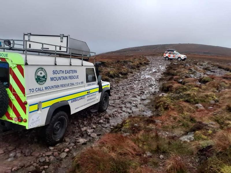 CLOSE CALL: Slievenamon Mountain Rescue aid walker despite being delayed by parked car