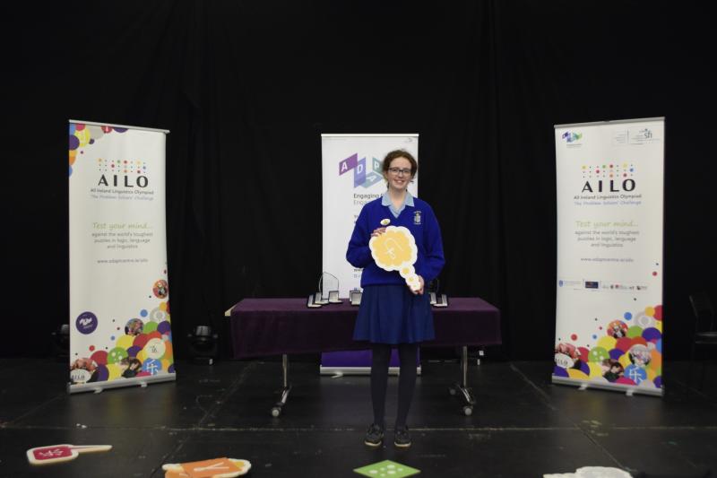 Megan Boland from the Ursuline Secondary School in Thurles