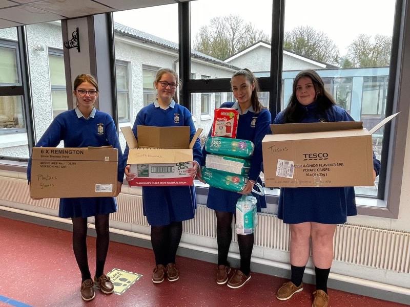 Ursuline host collection and raise over €2,500 for Ukraine