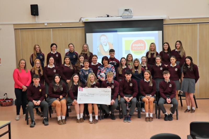 Our Lady's Templemore raise €900 for Enable Ireland