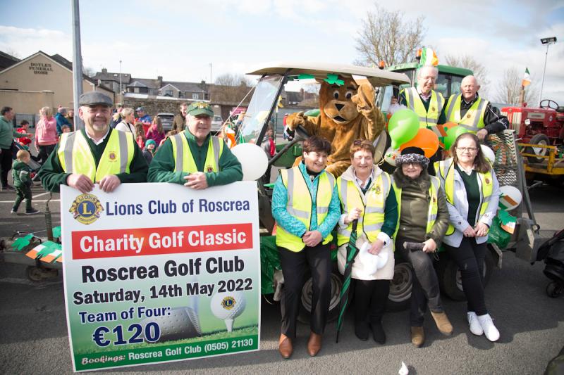 Roscrea Lions Club to run a golf classic at Roscrea Golf Club in aid of the Rosemary Project