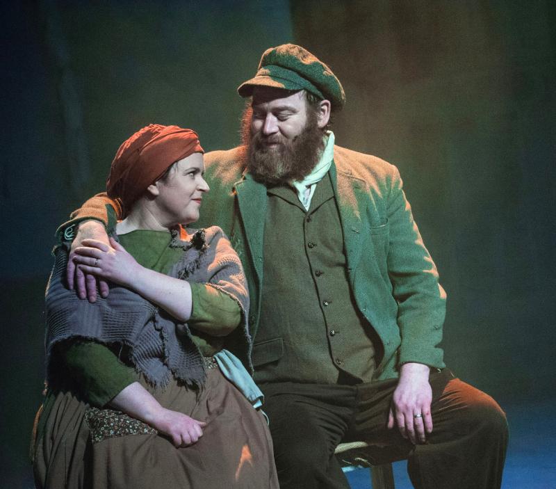 Deirdre and Derek Ryan as Golde and Tevye in Fiddler on the Roof