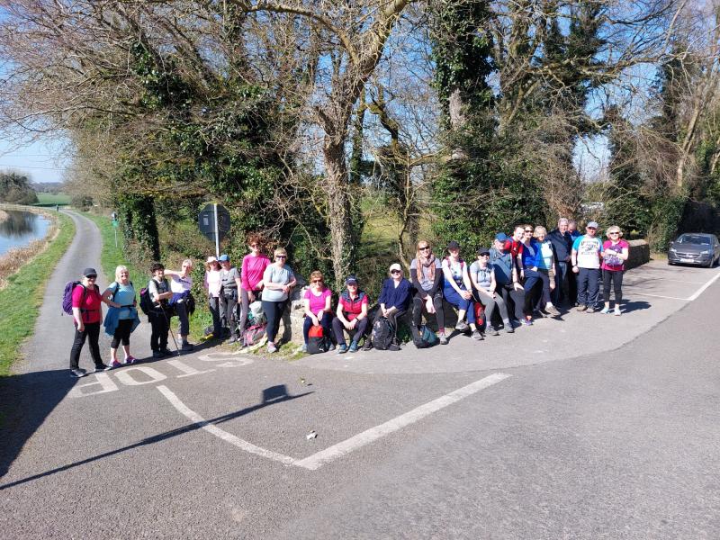 Roscrea Trail Blazers' Thursday night walk last week was at the Gloster Lake