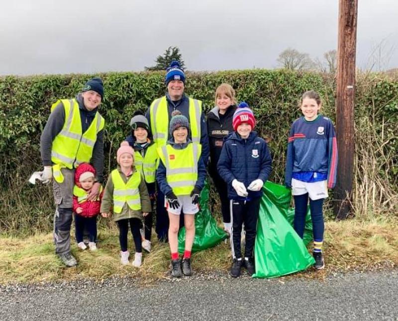 A group from mullinahone at Spring Clean 2021
