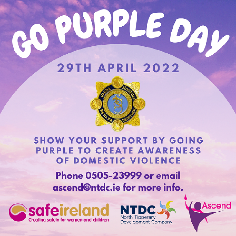 Tipperary County Council to ‘go purple’ later this month