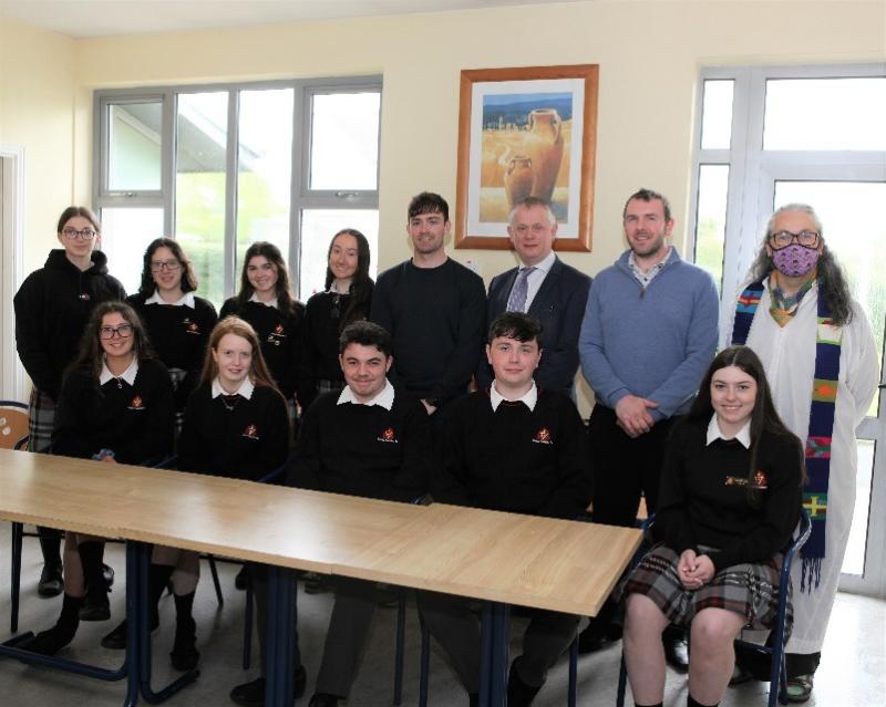 Coláiste Phobal Roscrea celebrates diversity  with Flag Raising ceremony 