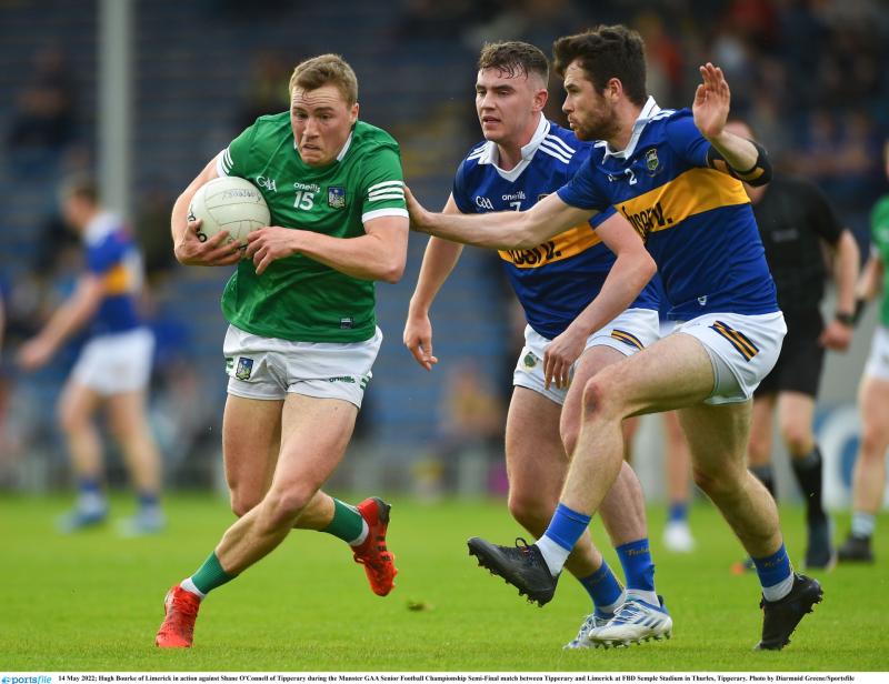 Action from the game in FBD Semple Stadium