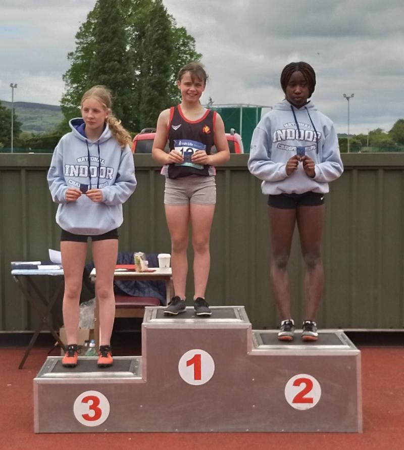 Gold medal for Roscrea's Lily-Anne O'Meara in the Munster Schools Athletic Championships