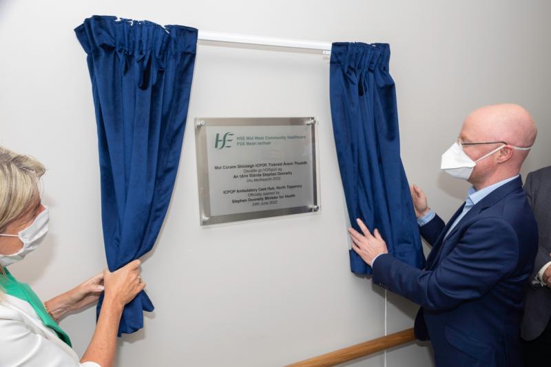 Minister for Health Stephen Donnelly officially opens the new Integrated Care Hub for Older People in Thurles