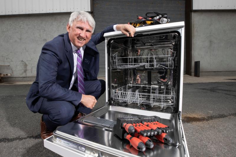 Leo Donovan, CEO of the country’s largest recycling scheme WEEE Ireland has warned that unsustainable targets need to change to include reuse and repair of electrical items in a circular economy. Pic: