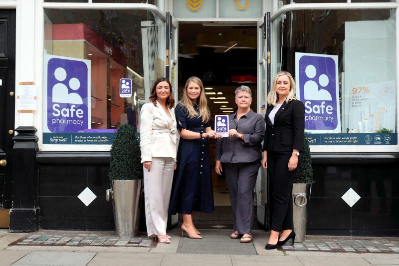 Participating pharmacies will have a purple ‘Safe Pharmacy’ sign