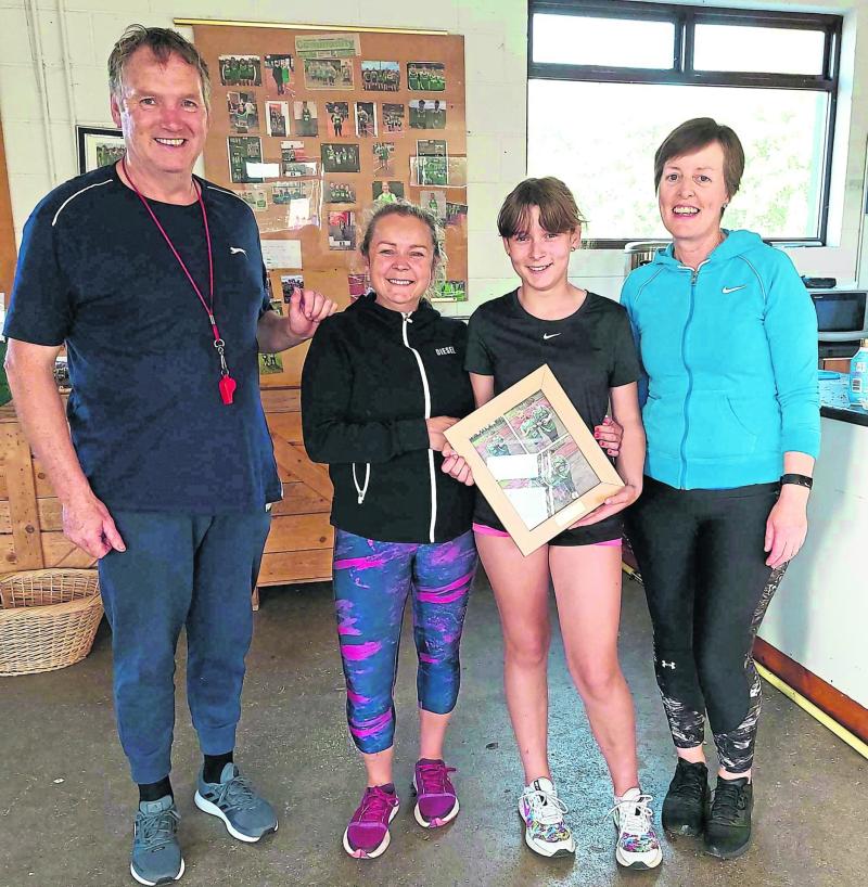 Templemore Athletic Club presentation to Sara Zorylo 