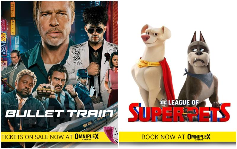 DC League of Super Pets and Bullet Train hit Omniplex Limerick this week - news, reviews and trailers