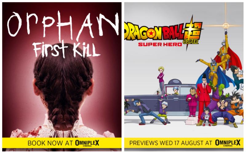 Orphan First Kill and Dragon Ball Super Heroes hit Omniplex Carlow this week - reviews and trailers