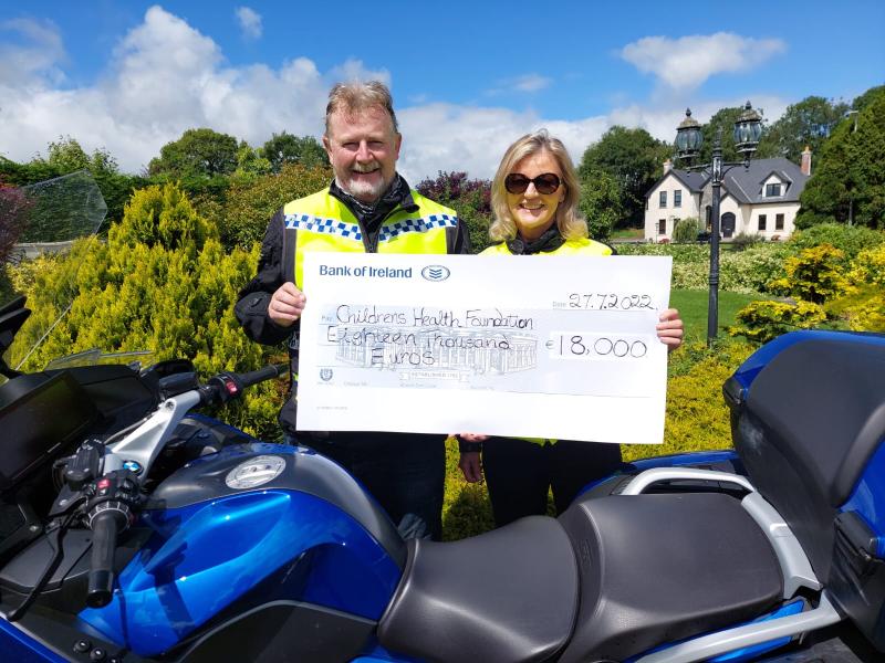Paul and Breda for Route 66 in aid of the Children's Health Foundation