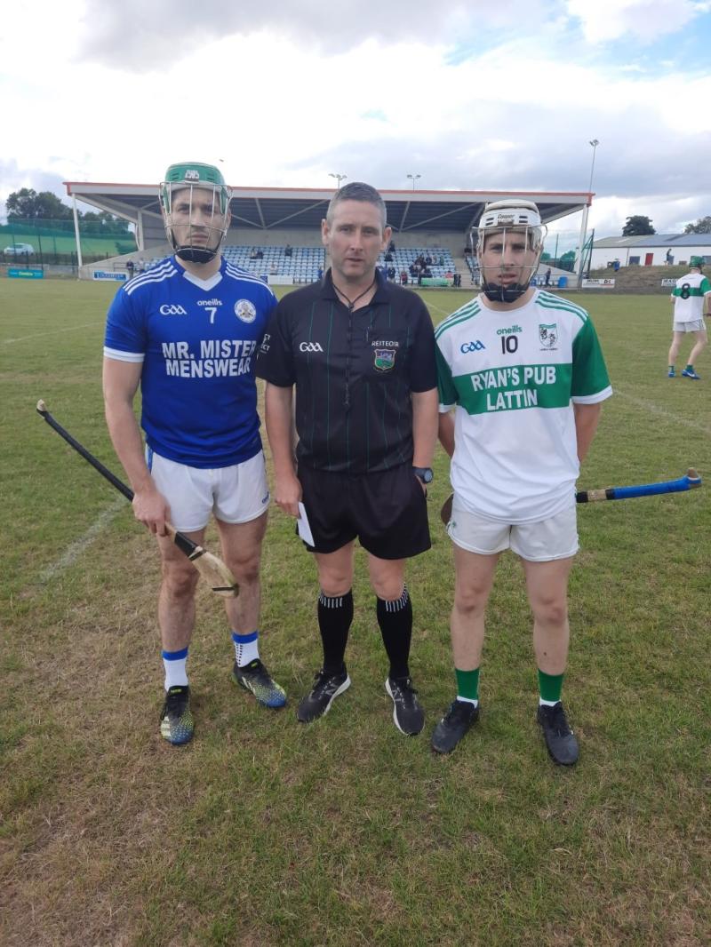 Gavin Ryan (Rockwell Rvs), Fergal Horgan (Referee), Jack O' Halloran ( Lattin Cullen) Photo John O'Shea