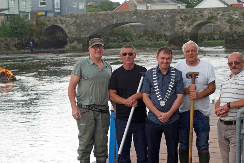 Rain follows second fire lit on Carrick-on-Suir's Kenny's Rock 