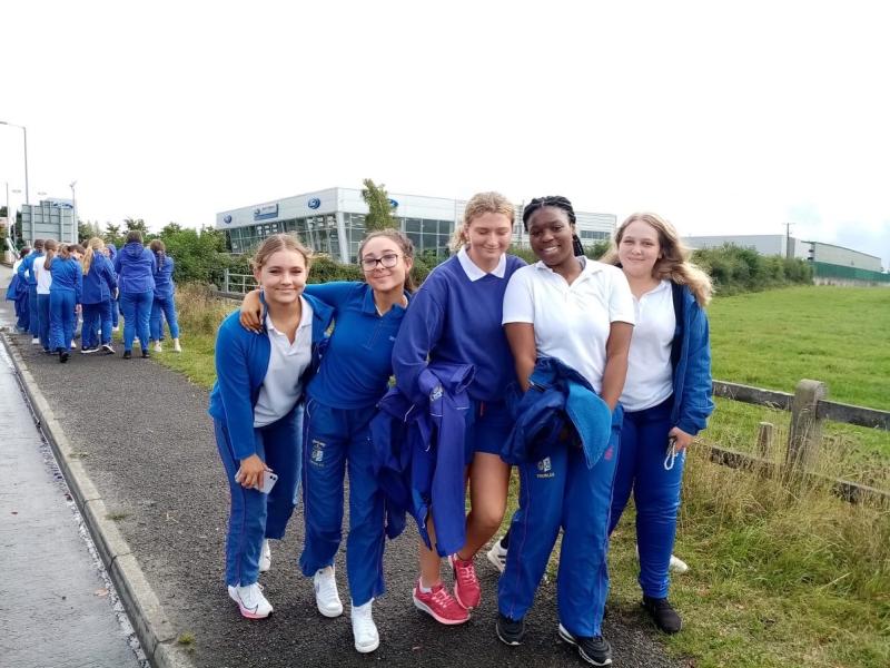 Ursuline Thurles students get moving for Jigsaw at sponsored walk and run