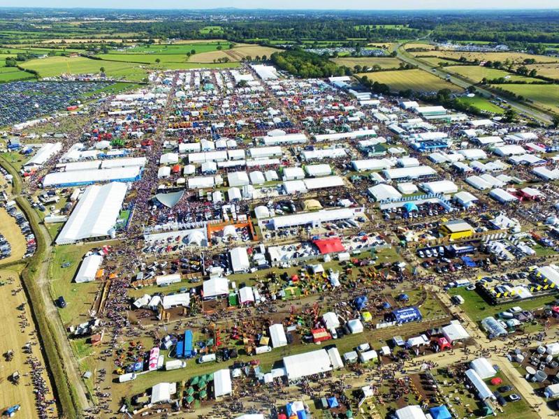 Up to ninety thousand are expected at the event today in Laois