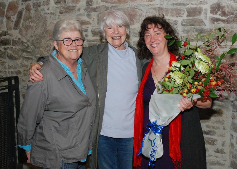  Lindsay J. Sedgwick, the award winning script writer and illustrator from Dublin, opened  Roscrea's Damer House Gallery  Homeland exhibition titled 'Through Light and Shade' in the Black Mills comple
