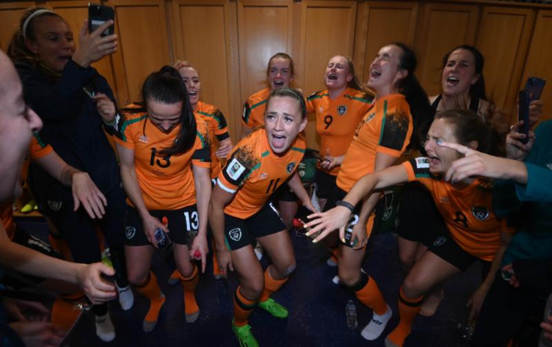 UEFA launch investigation into 'Up the 'Ra' chants in Ireland's dressing room after playoff win