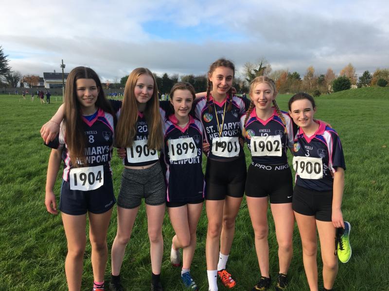St Mary's Newport had a lot to be proud of after the Tipperary County cross country competition
