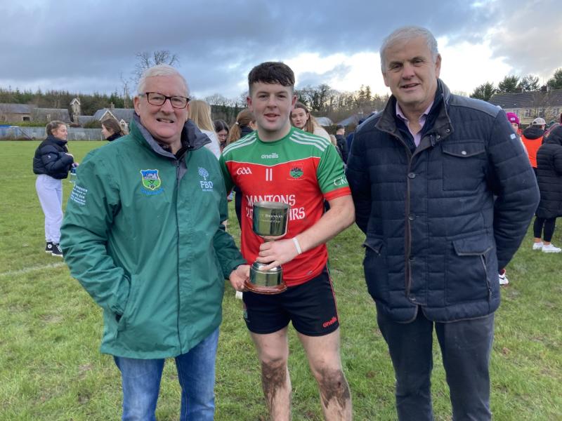 Following the game, West Board Chairman Tom Hayes presented the Tony Brennan Cup to Cashel King Cormacs captain Devon Ryan, with Matt Ryan representing the sponsors O’Dwyer Steel.  