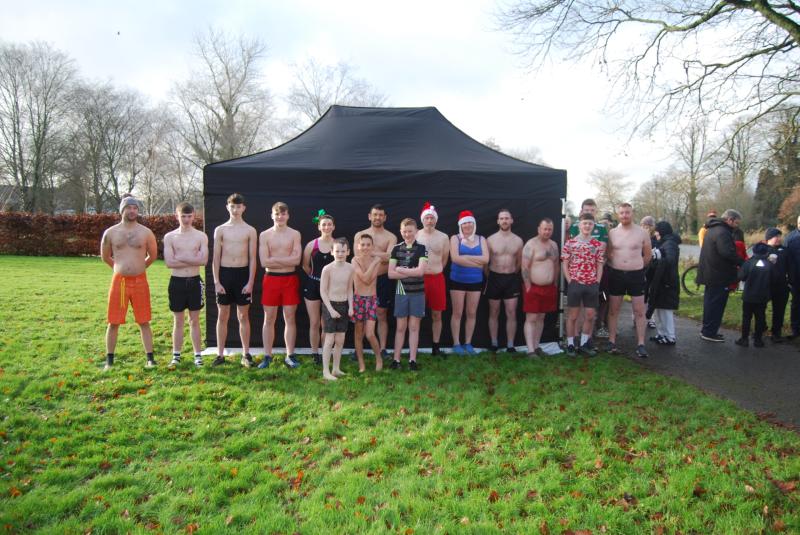 Hardy souls ready to take the plunge in Templemore lake 