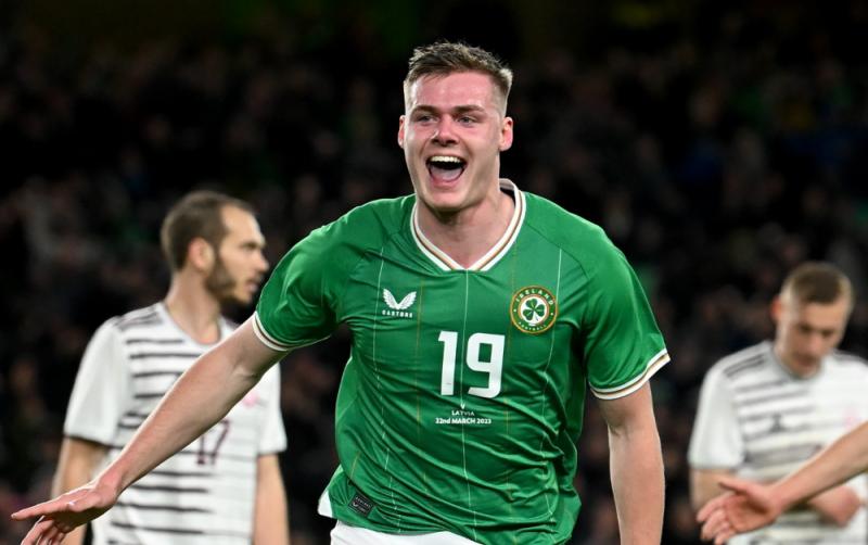 Teenager Evan Ferguson sets sights on France after opening Ireland account