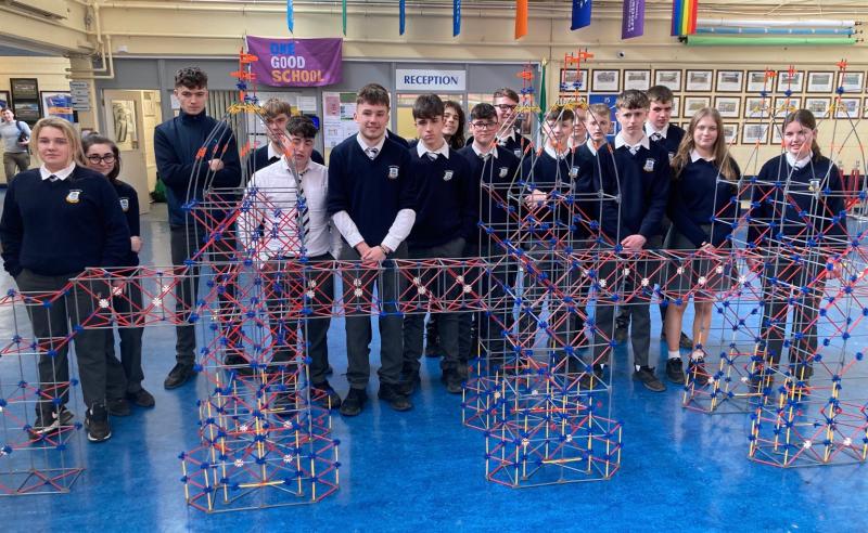 Construction fun for LCA students at Coláiste Mhuire Co-Ed