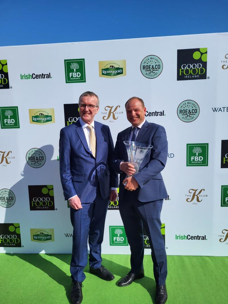 L-R Tim Cullinan IFA President and Con Traas The Apple Farm, Cahir.