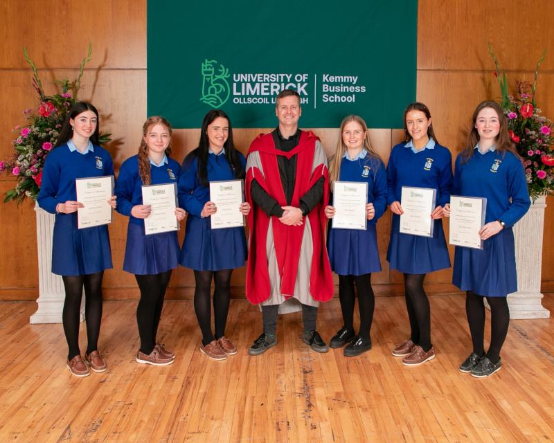 Kemmy Business School recognises the success of Tipperary Junior Cert students
