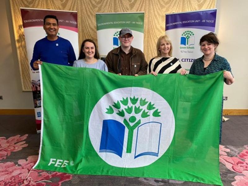 Further Education and Training Centre in Carrick-on-Suir Receives First Green Flag for Litter and Waste Reduction