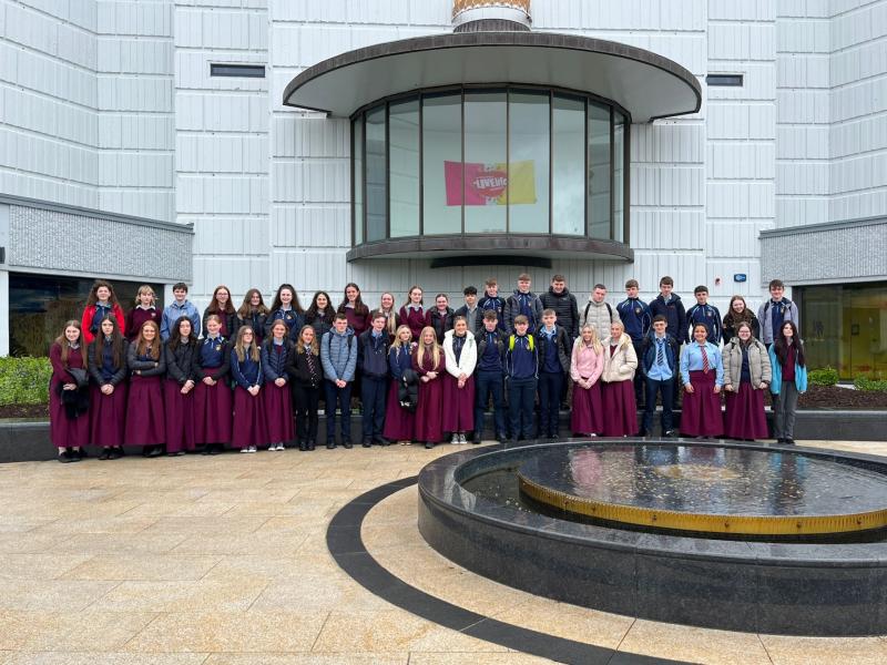 St Mary's Newport transition year trip to Knock