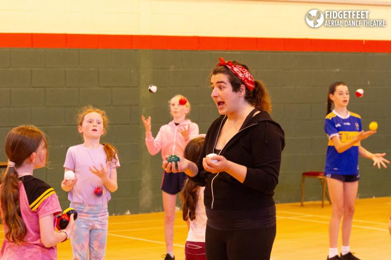 Community groups enjoy circus workkshops in Cashel