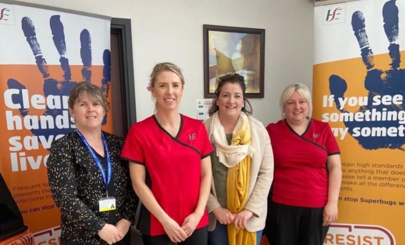 Cashel Residential Older Person Service taking lead in a new national hand hygiene programme