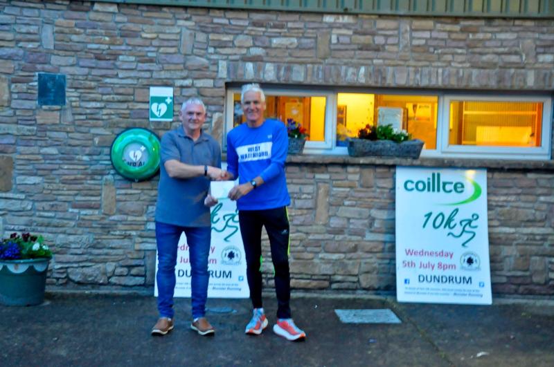 Joe Gough breaks the national Over 70 record at Coillte 10k road race in Dundrum