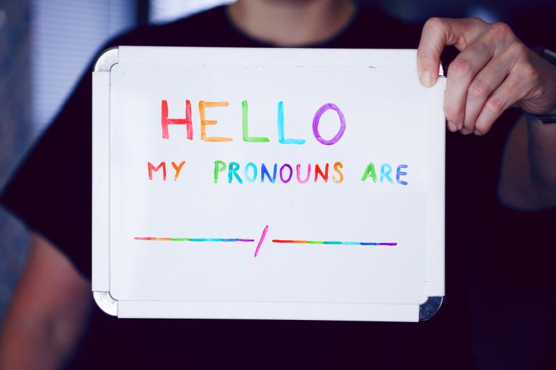 Question of pronoun inclusion across all government departments sparks Dáil discussion