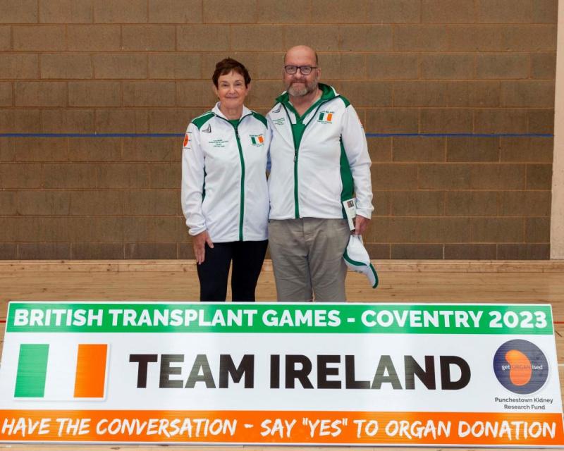 Sheila Gregan from Nenagh was amongst the stars of the British Transplant Games 