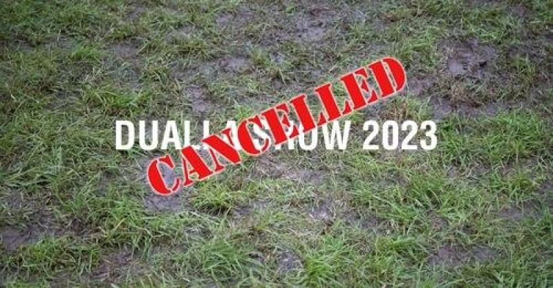 ANNOUNCEMENT: Dualla Show will NOT be rescheduled this year 