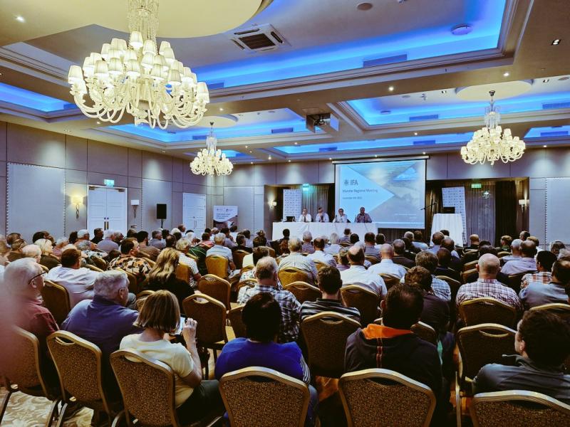 Farmers across Tipperary attended last night's IFA Munster regional meeting