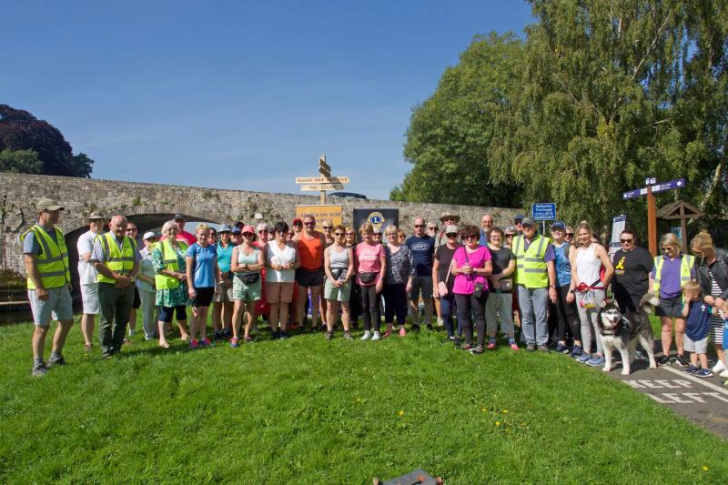 More than 100 people put their best foot forward for Carrick Lions Club charity walk
