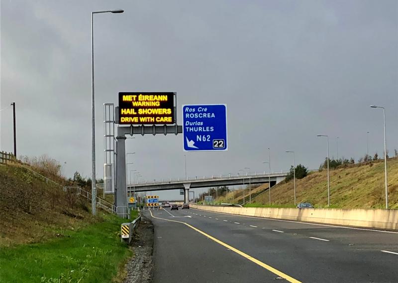 Councillor raises concerns over "torrents of water streaming across Tipperary motorway'