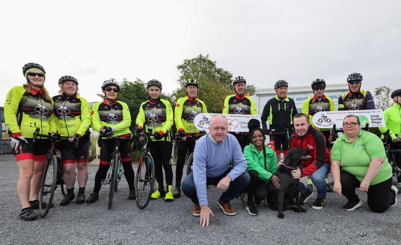 H&MV Engineering  charity cycle in aid of the Dillon Quirke Foundation and Irish Guide Dogs for the Blind is a success! 