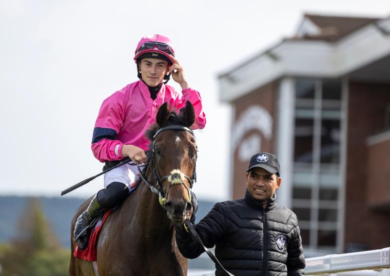 Jockey Wayne Hassett doubles up in the winning enclosure at Killarney and Tipperary 