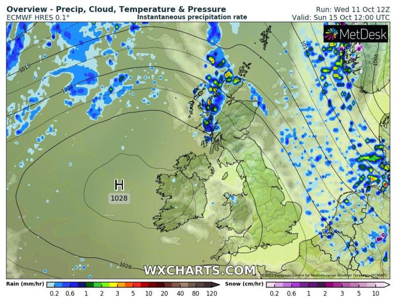 ALERT Met Eireann's fiveday forecast has one major prediction for the
