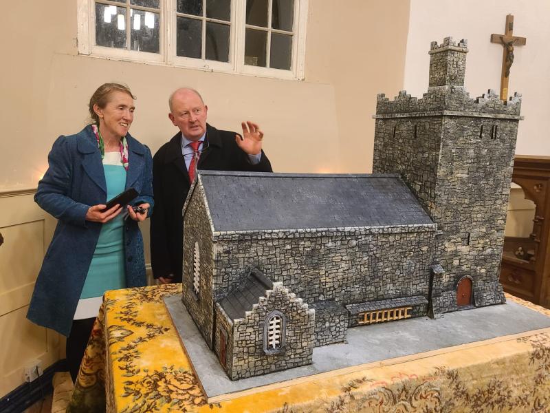 Wonderful evening of celebration as new Ardmayle Church model is unveiled