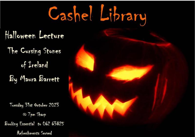 Halloween night lecture in Cashel Library is one not to be missed 