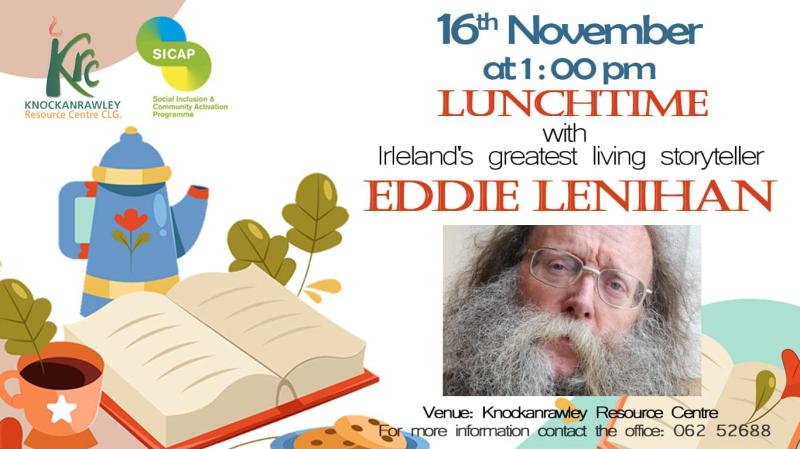  Ireland's best loved storyteller makes his way to Tipperary this Thursday 