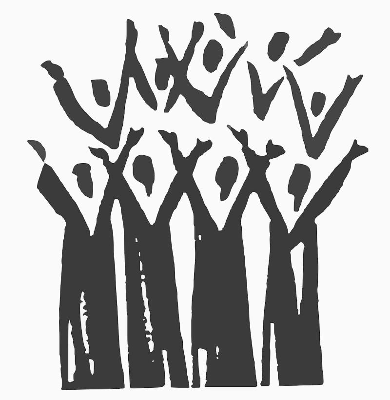 Choir singing
